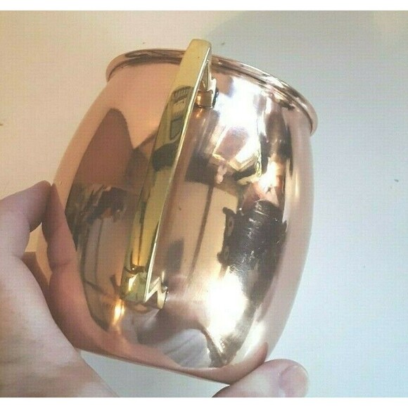 Copper Plated Stainless Lined Moscow Mule Mug Storehouse Entertain India - Picture 4 of 7